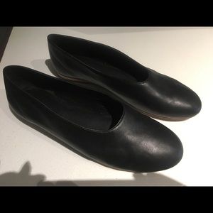 Vince Maxwell Leather Flat Black